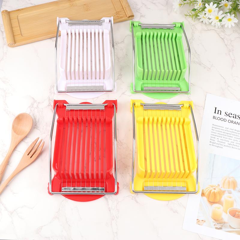 Luncheon Meat Slicer 304 Reinforced Stainless Steel Boiled Egg Fruit Soft Cheese Slicer Spam Cutter Canned Meat Slicer