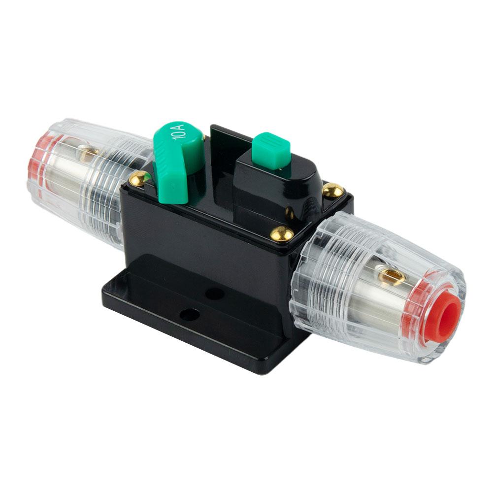 Автомобильный предохранитель Автоматический выключатель цепи Автомобильный DC предохранитель Защита от перегрузки по току Выключатель Радио Водонепроницаемый 10А-100А Автомобильный выключатель цепи аудио 80A