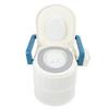 Bedside Commode Toilet Detachable Armrests Soft PU Cushioning Non Slip Dual Cover Bedside Potty with Solid Hollow