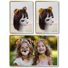 Halloween Tygers Costume for Kids Animal Costumes Tygers Ears Tail Bowtie Gloves Nose Skirt for Halloween Cosplay Party