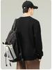Men's Casual Round Neck Long Sleeve Pullover Hoodie for Spring, Autumn, and Winter