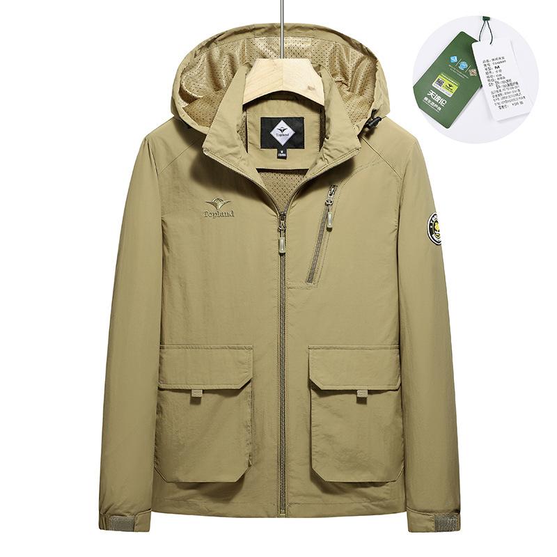 

Весенне-осенняя куртка Tooling, мужская повседневная универсальная куртка для активного отдыха, куртка свободного покроя, большого размера, для среднего возраста M хаки