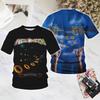 Pop Rock Halloween Band 3D Print Sports Quick-dry Breathable Men T-shirt Hip-hop Heavy Metal Punk Street Casual Short-sleeve Top