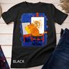 Cute Artistic Cat, Gift for Art Teachers and Kitty Fans Unisex T-shirt