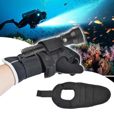 1 Stück Tauchlampen-Hülle Langlebiges weiches Neopren Handarm-Halterung Handgelenkband Handschuh LED-Taschenlampe Tauchlampen-Halter