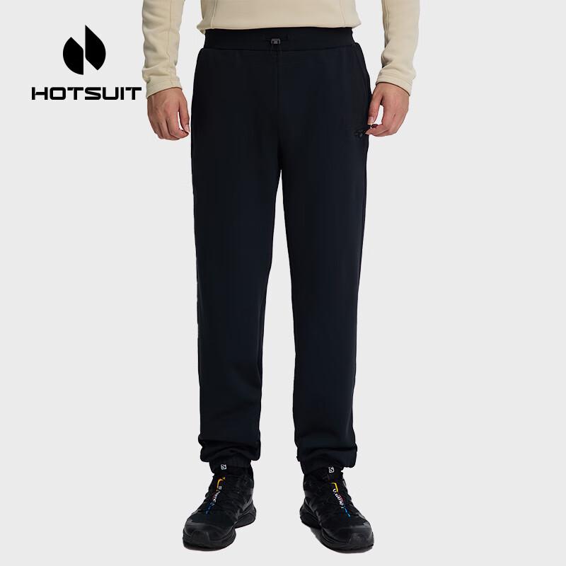 HOTSUIT H1491020 Mineral Black Knit Pants