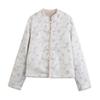 Women's Retro Jacquard Double-Sided Button Fur Coat - Stylish Chinese Autumn/Winter Top
