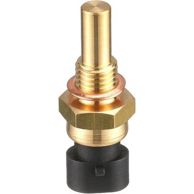 1 PC Engine Temperature Sensor, ECT Temp Sensor Replace 15404280 12191170 60811520 12608814, Car Parts, Compatible with Delphi (Gold)