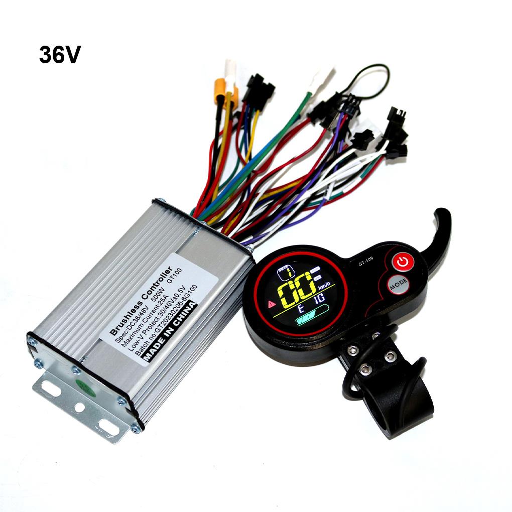 LCD Display Electric Scooter Controller Kit - Overcurrent And Undervoltage Protection Simple 52V