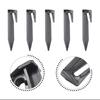 100Pcs Plastic Ground Peg Boundaries Nails Fixing Pin Garden Lawn Mower Peg Landscape Edging Stakes Lawn Mower Accessory