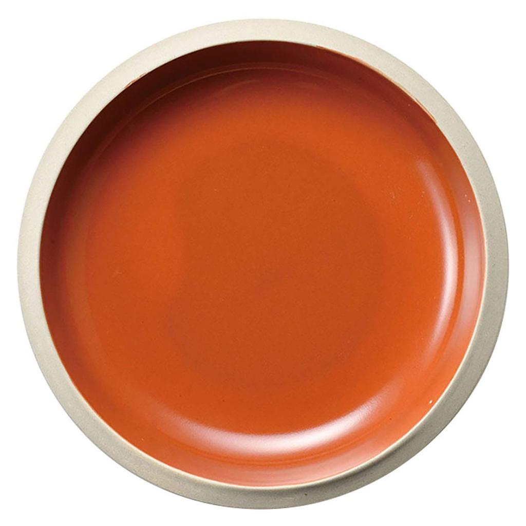 Aito Plate by Aito Ideal for Curry and Ethnic Approximately Seto Dishwasher and Microwave Made In Product Number 266442 "Bisque" Seisakusho, Cuisine,