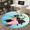 Wizard of Oz,Witch Print Chair Mat Round Rug Office Carpet, Non Slip, Suitable for Living Rooms, Bedrooms,Decor1205939a