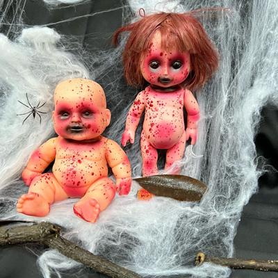 Halloween Zombie Baby Doll Ghost Doll Haunted House Baby Terror Decoration Toy Creepy Doll Halloween Decoration Haunted Decoration