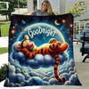 1pc Winnie The Pooh Printing Blanket - Soft, All-Season Throw for Living Room, Bedroom,Personalized Gift with Adorable Cartoon Design