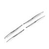 4pcs Front Fog Light Molding Trims Replacement for Mercedes Benz E Class W213 E200 E300 2021