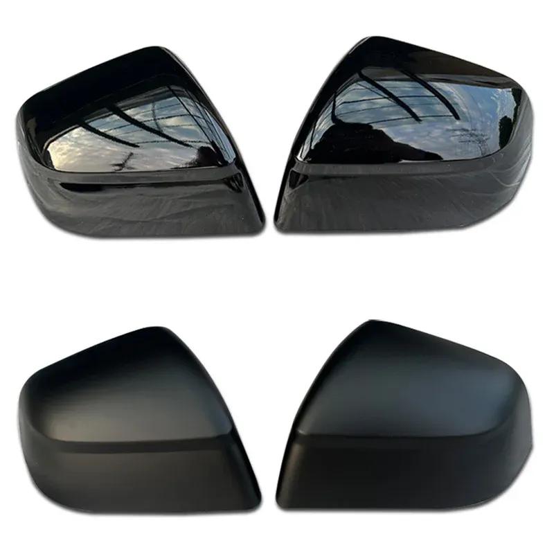 Für Tesla Model Y Juniper Launch 2025 Autoaufkleber Seiten Türspiegelabdeckung Auto Außen ABS Seiten Rückspiegelabdeckung Kohlefaser