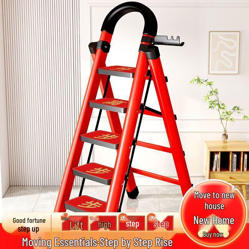Durable Multipurpose Folding A-Frame Ladder for Indoor and Outdoor Use