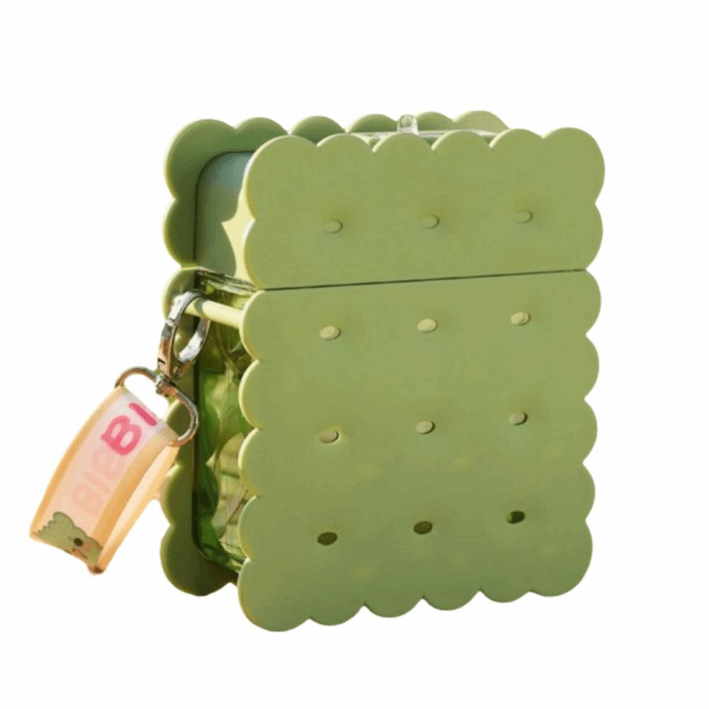 Biscuit Shaped Cookie Water Cup 380ML Outdoor Sports Kettle  Outdoor Activities зелёный