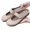 Spring new soft sole comfortable retro bag head half slippers women's shoes shoes one pedal single shoes