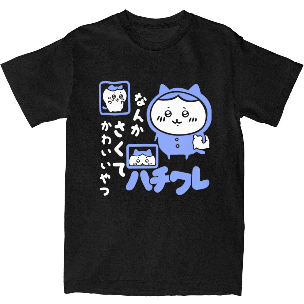 

Blue Pijama Hachiware T Shirts Daily Vintage Men Women Short Sleeve Streetwear Cool Casual Cotton Oversized Harajuku Unisex Tops S