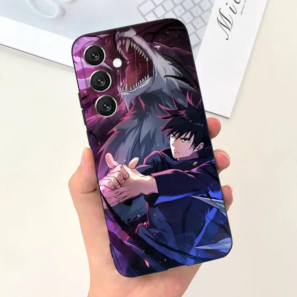 Anime Megumi Fushiguro Phone Case For Samsung S21,S22 Ultra,S20,S30 plus,S22 plus,S23,S30 ultra 5G Silicone Cover