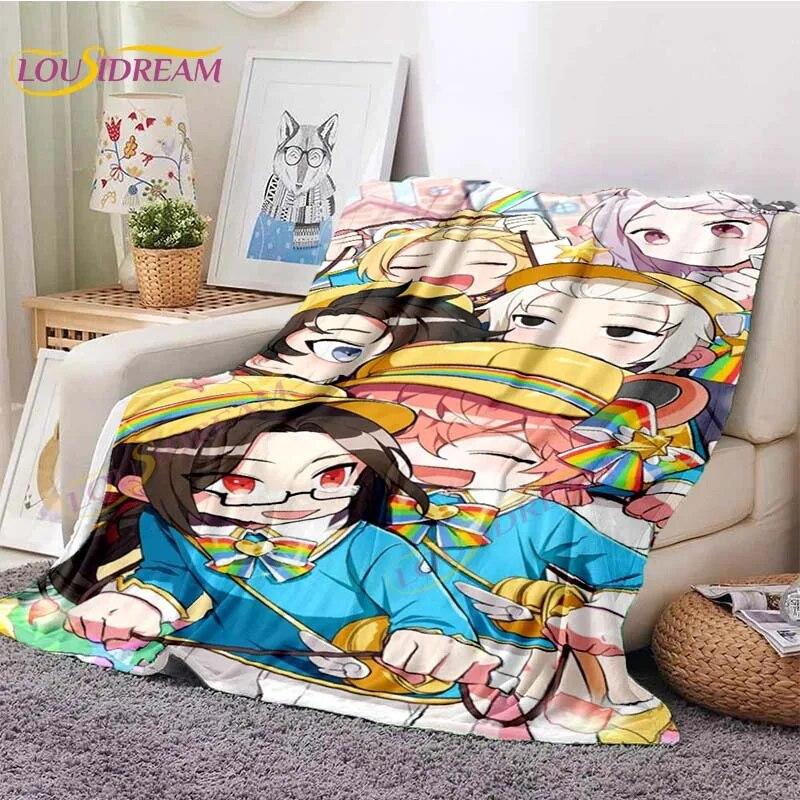 LoveUnholyc Decke RPG Decke Princess Connect Decke Spiel Anime Flanelldecke für Bett Sofa Reisen Weihnachtsdecke