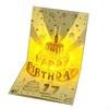 3D Birthday Card with Light and Music With Envelope Musical Happy Birthday Card for Women Men Husband Wife Children