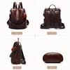 Backpack Stylish Backpack with School Shoulder Large for Black [NICOLE & DORIS] Women's - Pom-Pom, Anti-Theft, Waterproof, Lightweight, Bag, Casual,