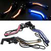 Motorcycle Brake Handle Adjustable Size Motorbike Modification Clutch Drum Brake Lever Handle with LED Light