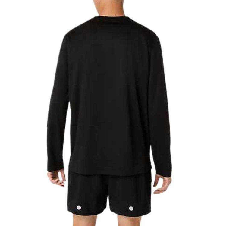ASICS FUJITRAIL T Shirts Men's Performance Black/Load Gray/Cool Gray Crew Neck Moderate 2011D525-001