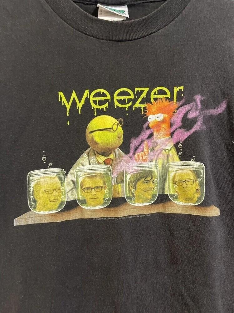 

Футболка унисекс в ретро-стиле группы Weezer, черная, для мужчин и женщин, размеры S-5XL, KH13267 XXL