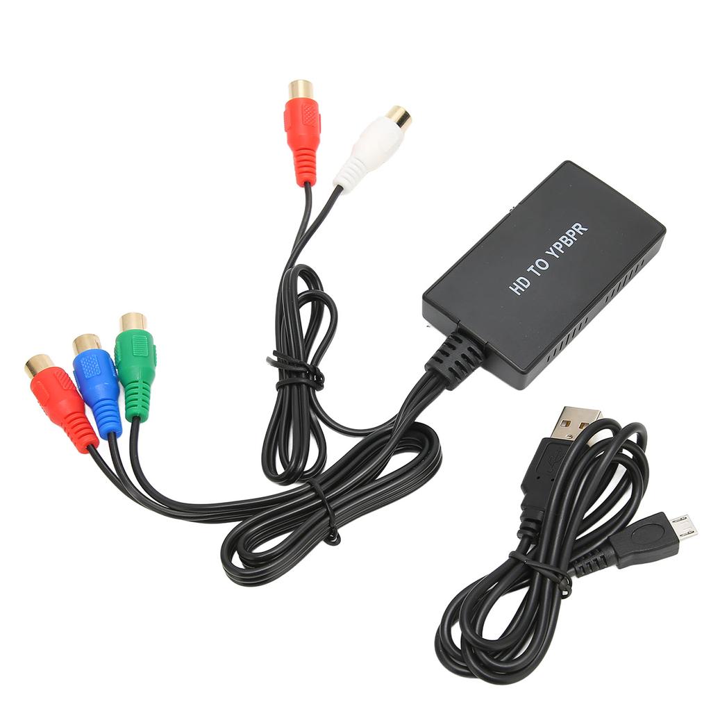 HD-Multimedia-Schnittstelle zu YPbPr-Konverter 720P 1080P AV-Adapter für IOS TV für PS3 für Xbox DVD-Player