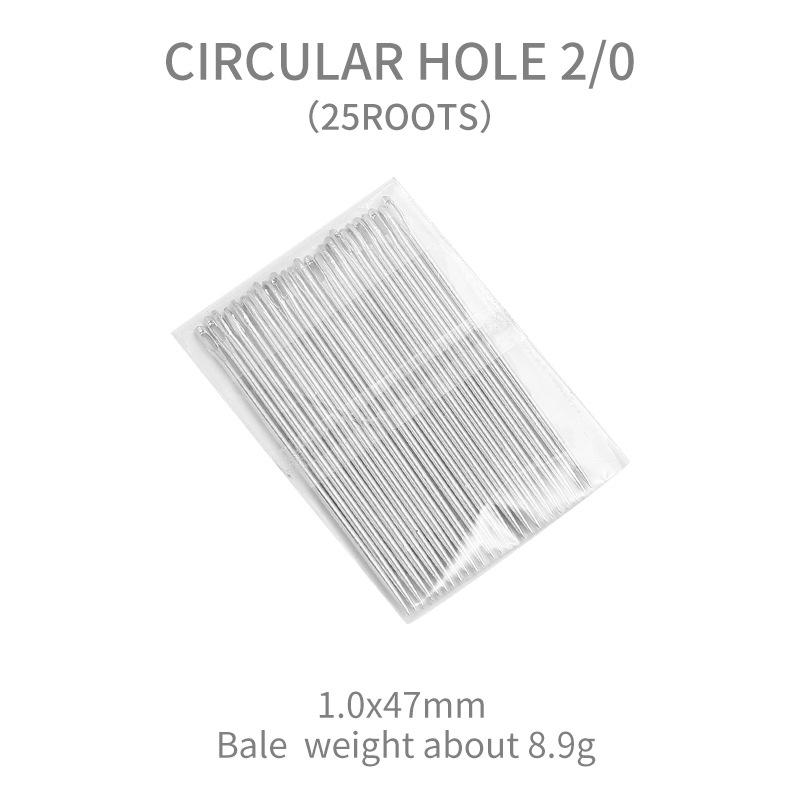 25Pcs Multi-Size Big Eye Hand Sewing Needle Home Sewing Steel Needle Cross-Stitchs Hand Embroidery Clothes Needles