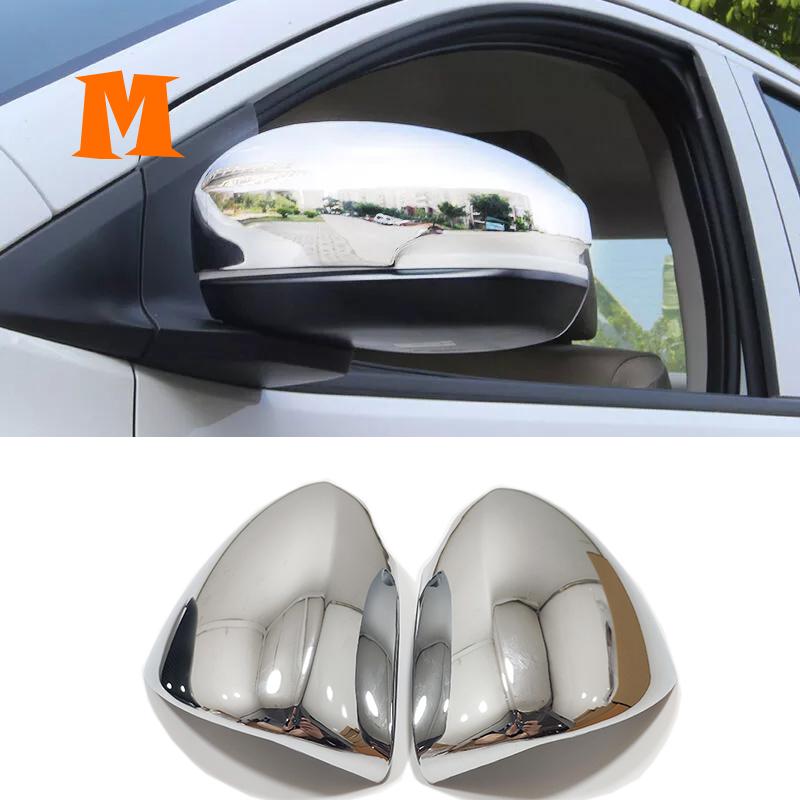 2pcs for Honda Freed 2017 2018   Accessories ABS Chrome/Carbon Car Side Door Rearview Turning Mirror Strip Cover