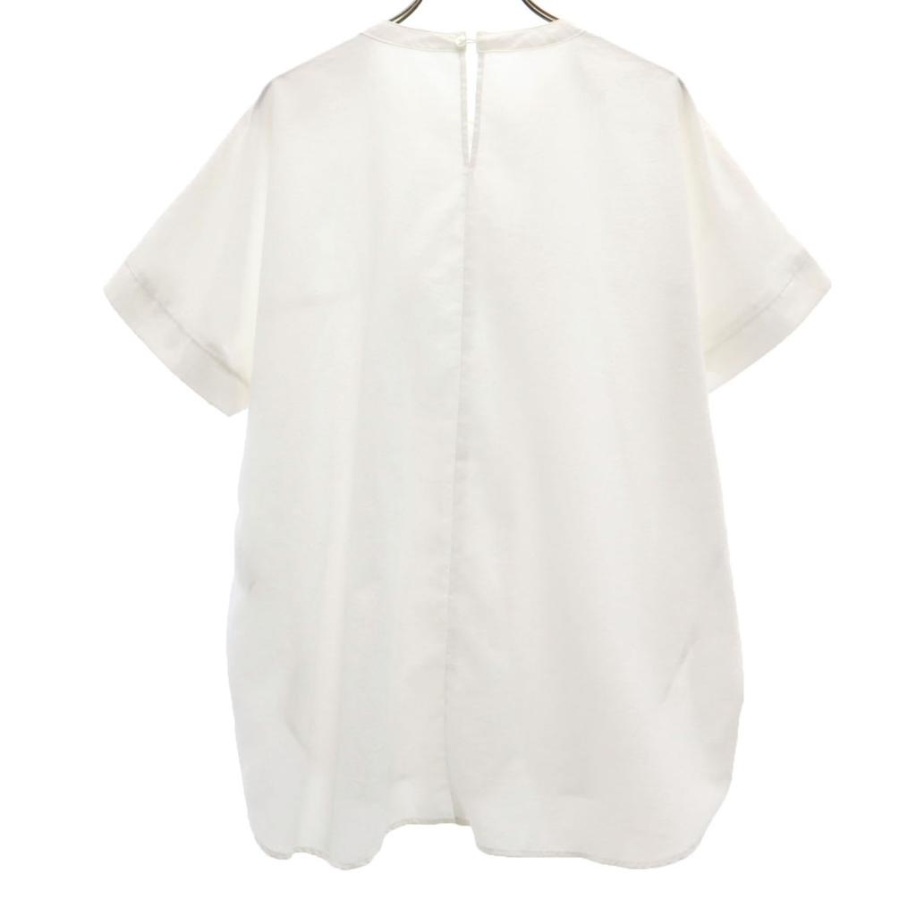 ITEMS URBAN RESEARCH Short sleeve blouse FREE white pullover Women Used