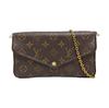 [Begagnad] Felicie Pochette Klassisk Monogram Belagt Kanvas Och Läder Tre-i-Ett Kedjeväska - Bra #1YV5JLT