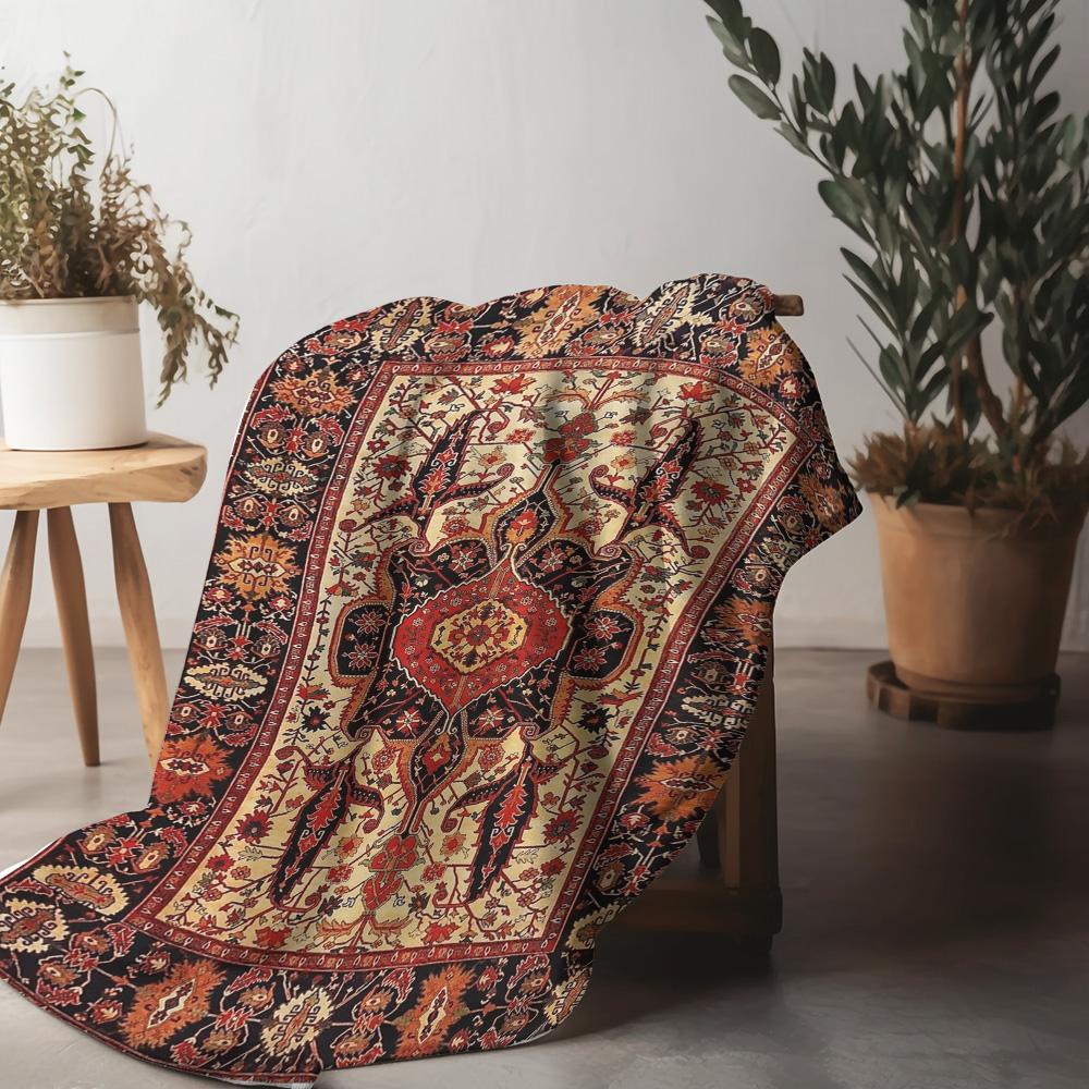 Turkish Vintage Kilim Rug Traditional Persian Area Rug Handmade Wool Carpet Home Decor