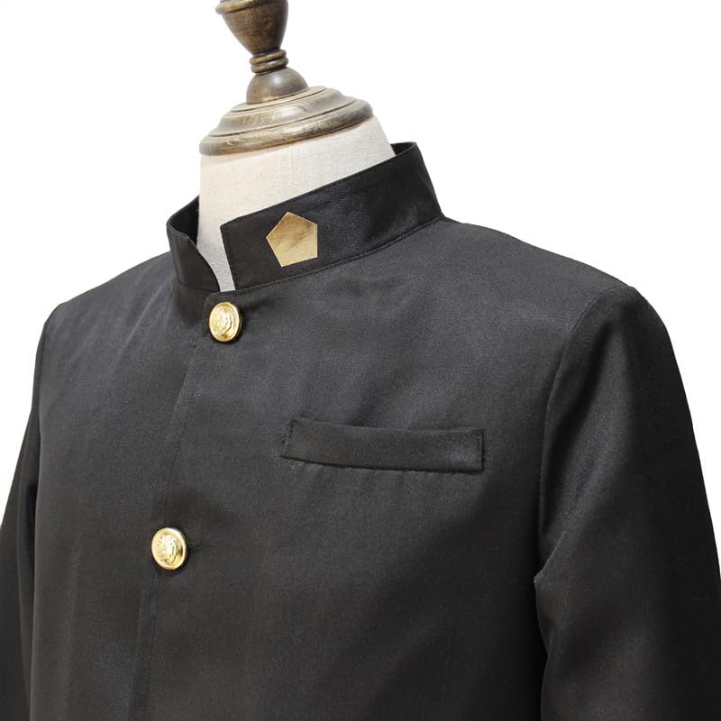 [Housaku Co., Ltd.] Today's Yankee School Uniform (Short and Long) Navy Sailor Uniform - Perfect for Today's School Uniforms, Costumes, Fancy Dress, A