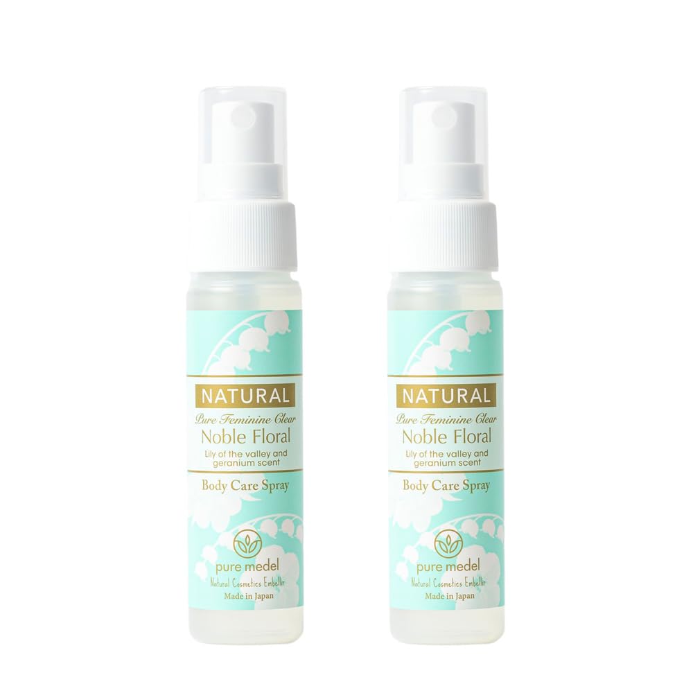 

Pure Medel Pure Feminine Clear Deodorant Mist Floral for sensitive eliminating odors and (2-pack, Noble) skin, stuffiness.
