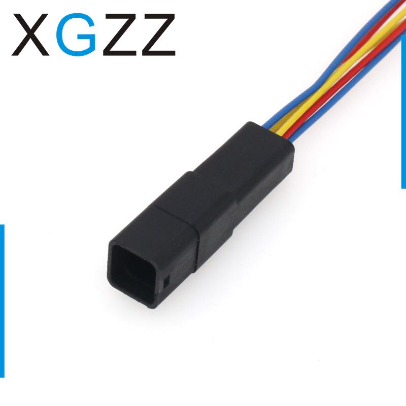 

Automotive connector 2-2112594-1 TE waterproof connector MQS female terminal sheath shell 6-hole plug 6p M 15CM