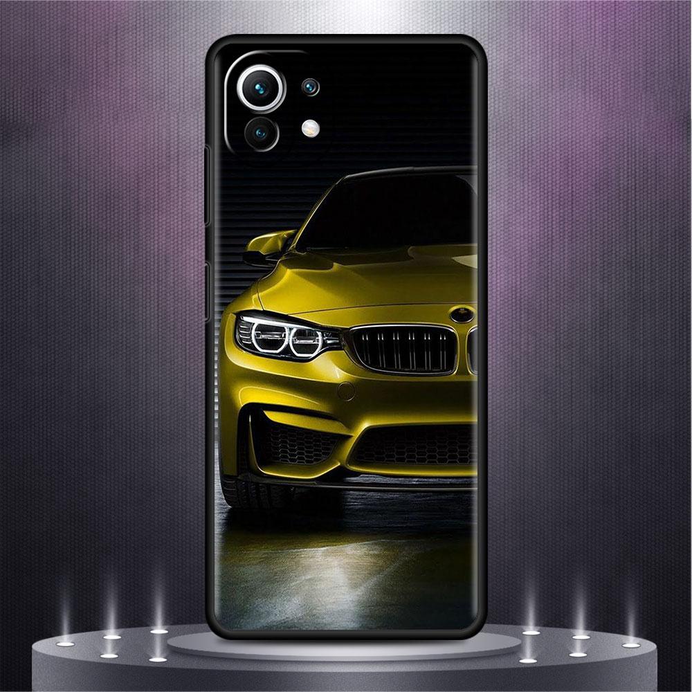 Blue Red Car Case For Xiaomi Mi Poco X3 NFC M4 M3 Pro F3 GT F1 11 Lite Note 10 11T 10T 9T Back Soft Phone Cover