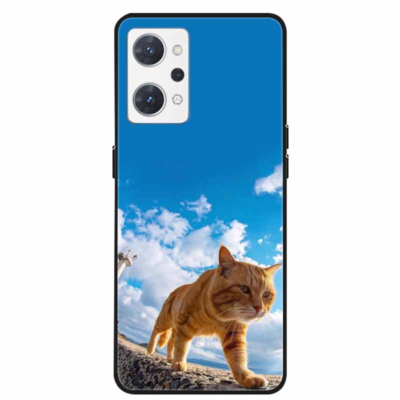 For Oppo Reno 7A 9A Case Phone Cover Soft Silicone Shockproof TPU Funda On For Oppo Reno9 A 5G Protection Capa Reno7 A / Reno9A