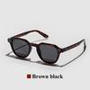 Ruiao Luxury round light Sunglasses Designer Sun Shades Brand Retro Eyewear Gift for Women Men