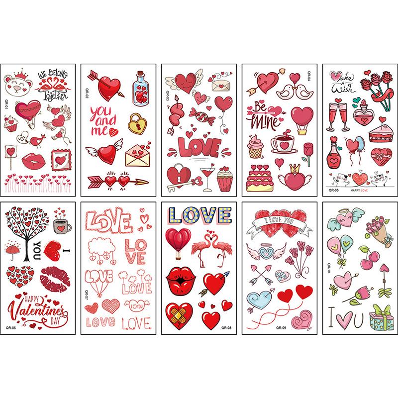 10Sheets/lot Children Cute Cartoon Unicorn Temporary Tattoo Stickers Baby Shower Kids Body Makeup Sticker Tattoos Mermaid Party