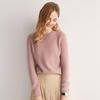 PALUOPO Women's Rhinestone Round Neck Cashmere Pullover Sweater