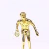 1 Piece Competition Cricket School Rewarding Supply Small Prize Cup Children'S Gold Trophy Awards Golf Plastic Model Craft