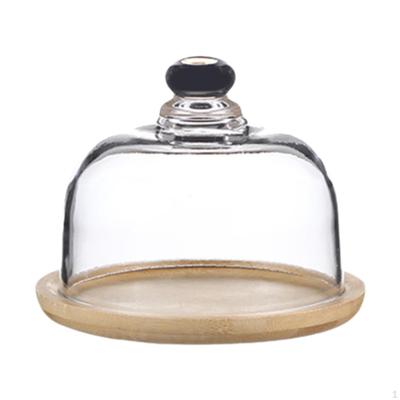 Glass Dome Cake Stand for Cookies And Pastries Display