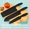 Stainless Steel Black Blade Three Piece Knife Set Japanese Multipurpose Chef Knife Cooking Tool