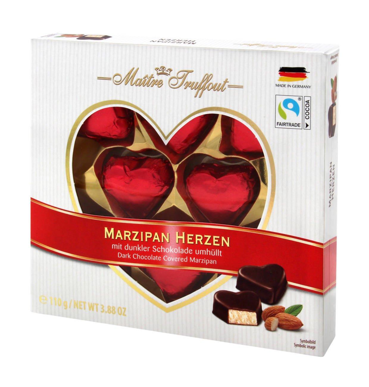 MaitreTruffout Marzipanherzen 110 g