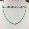 Natural Freshwater Pearl Adjustable Necklace, Versatile Clavicle Chain for Women Daily Wear